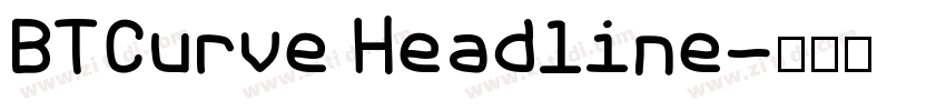 BTCurve Headline字体转换